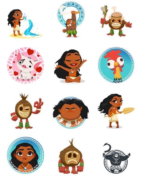 Moana Disney Emoji