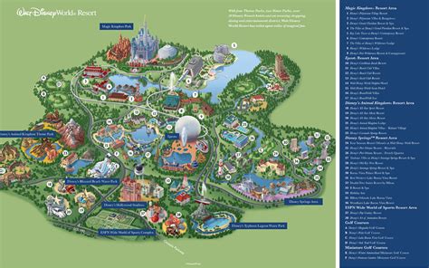 Disney World Maps - with Magic Kingdom map