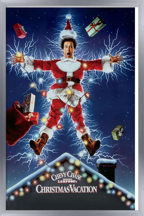 National Lampoon's Christmas Vacation - One Sheet Wall Poster, 22.375" x 34", Framed - Walmart.com