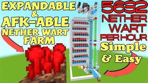 The Expandable AFK Nether Wart Farm!!! (Easy & Simple) [Minecraft Bedrock 1.20] - YouTube