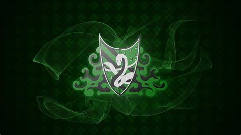 Slytherin Logo Green Flowers Background HD Slytherin Wallpapers | HD ...