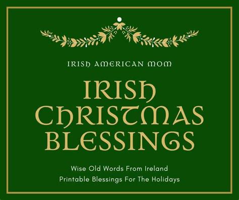 Irish Christmas Blessings | Irish American Mom