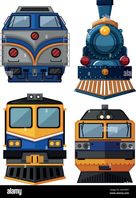 Different types of trains Stock Vector Image & Art - Alamy