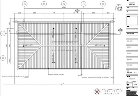 Autocad 3d House - Creating Flat Roof F82 | Roof plan, Open house plans, Roof