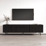 Pilar 01 TV Stand for TVs up to 80", Mid-Century Modern High Gloss 71 ...