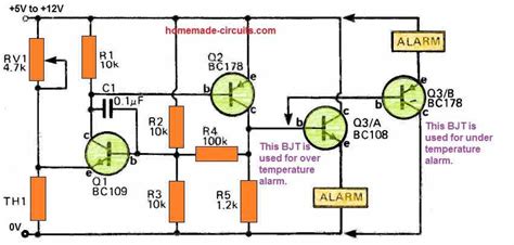 3 Useful Temperature Alarm Circuits Explained – Homemade Circuit Projects