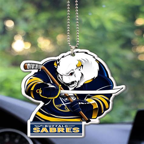 Buffalo Sabres Mascot Acrylic Car Ornament - RobinPlaceFabrics