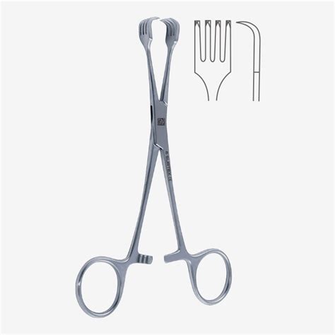 Braun Tenaculum Forcep -SURTEX® Instrument