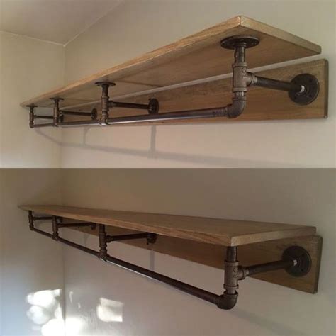 40 floating shelf ideas built with industrial pipe – Artofit