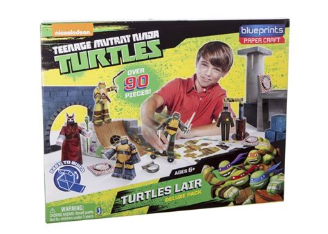 TMNT Turtles Lair Blueprints Set