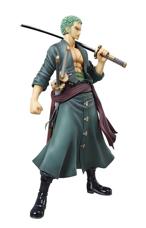 Anime Roronoa Zoro One Piece Action Figure 22 cm Collectible Office Study Table