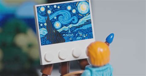 Building Van Gogh's "Starry Night" Lego Set