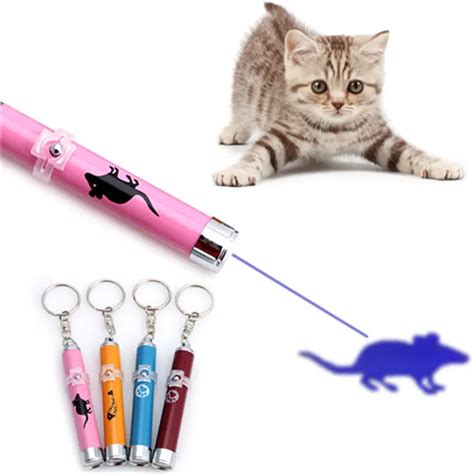 Creative Funny Pet LED Laser Cat Toy For Cat Laser Pointer Pen ...