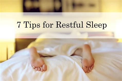 7 Tips for Restful Sleep - Barefut Essential Oils