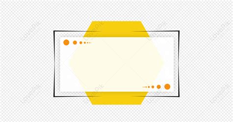 Creative Yellow Text Box Design, Yellow Box, Creative, Text Free PNG And Clipart Image For Free ...