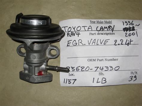 Toyota Camry 1997-2001: How to Clean or Replace EGR Valve | Camryforums