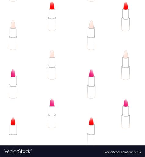 Seamless pattern with lipstick 4 Royalty Free Vector Image