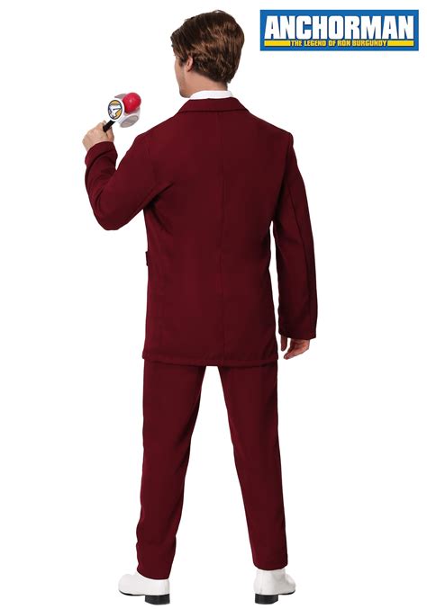 Deluxe Ron Burgundy Costume Suit