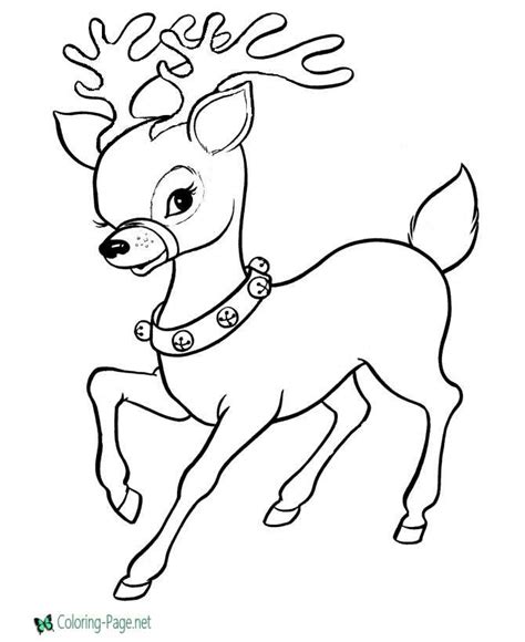 Reindeer Coloring Pages