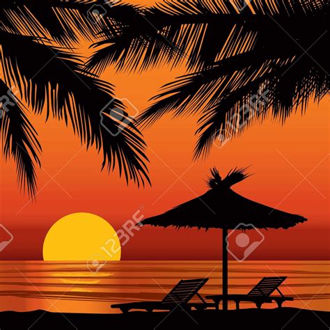 Atardeceres En La Playa Para Dibujar: Un Paisaje Relajante - catie