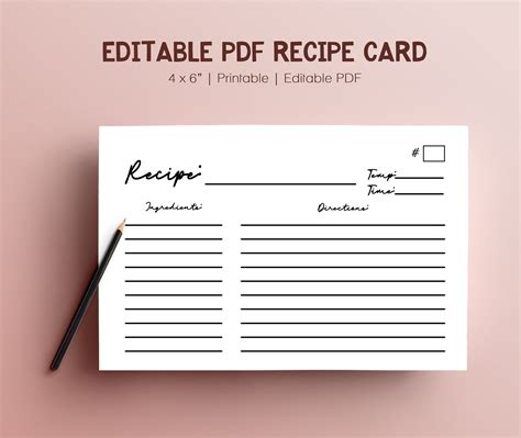 Free 4x6 Index Card Template Word