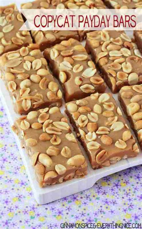 Copycat Payday Candy Bars - FoodVox.com