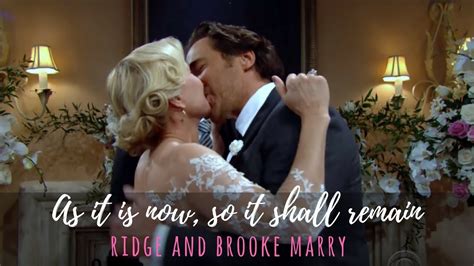 Ridge and Brooke's Wedding February 2018 - The Bold and the Beautiful ...