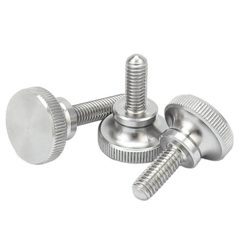 Thumb Screws Knurled With Shoulder Stainless Steel 304 - WKOOA