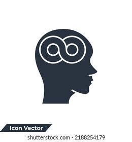 Philosophy Icon Logo Vector Illustration Metaphysics Stock Vector ...