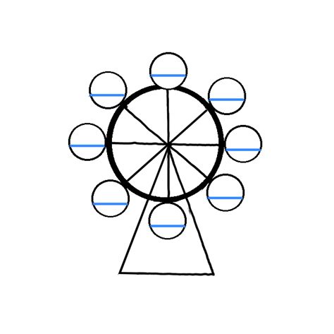 How to Draw a Ferris Wheel - Step by Step Easy Drawing Guides - Drawing ...