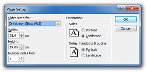 Where is Page Setup in Microsoft PowerPoint 2007, 2010, 2013, 2016, 2019 and 365