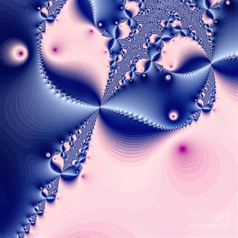 Blue Illusion Digital Art by Elisabeth Lucas - Fine Art America