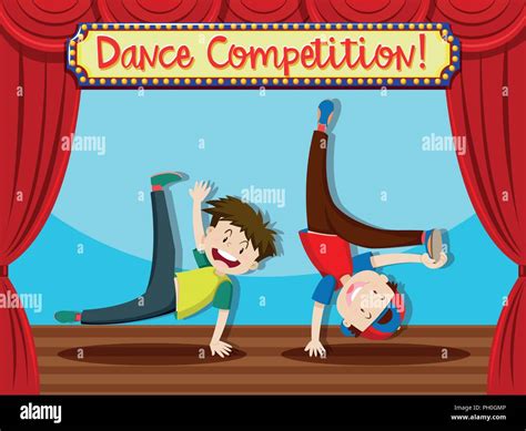 A street dance performance illustration Stock Vector Image & Art - Alamy