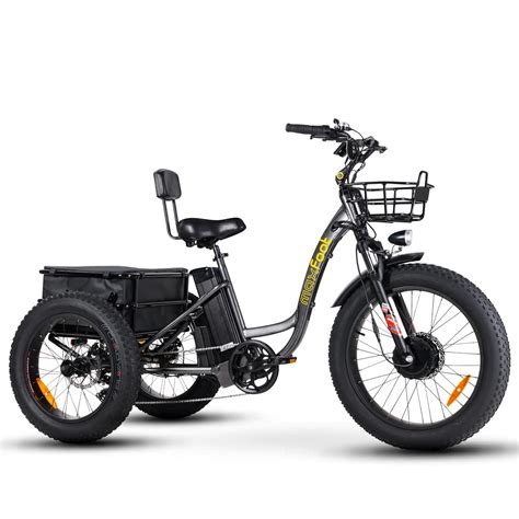 Buy NF NIGHTFIRE Maxfoot Electric Tricycle,Electric Trike Tire Bicycle Trike 3 Wheel Ebikes,65 ...