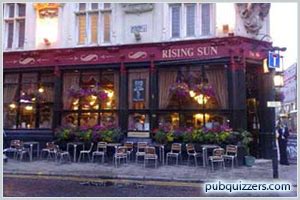 The Rising Sun | Pub Quizzers | Find a pub quiz near you, now.