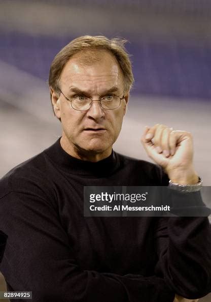 Baltimore Ravens coach Brian Billick watches pre-game warmups October ...