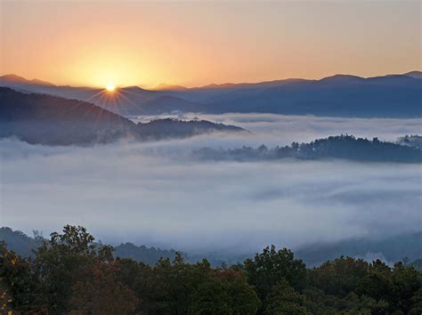 Smoky Mountain Sunrise Photograph by Nian Chen - Fine Art America