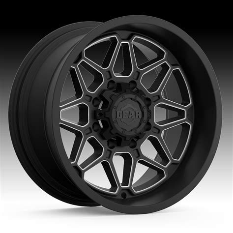 Gear Alloy 746BM Crossbow Black Milled Custom Wheels Rims - Gear Alloy ...