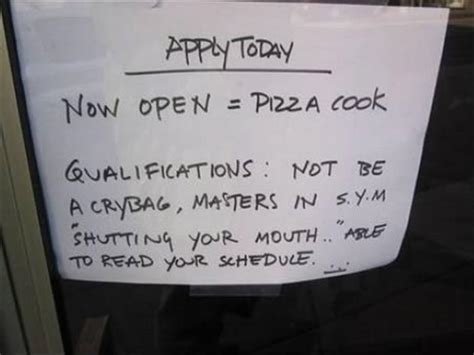 18 Of The Funniest Help Wanted Signs You'll See All Day