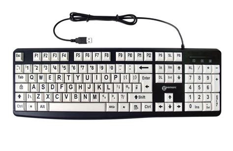 Standard KEYBOARD - White - Geemarc UK