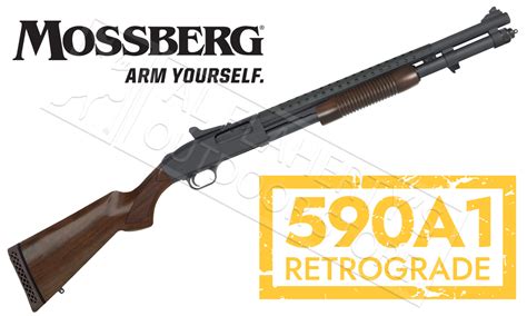 Mossberg 590A1 Retrograde Shotgun - 12 Gauge 20" Barrel 9-Shot #51665 - Al Flaherty's Outdoor Store