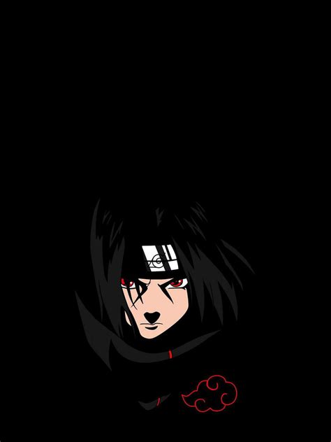 Itachi Uchiha, amoled, anime, natruto, HD phone wallpaper | Peakpx