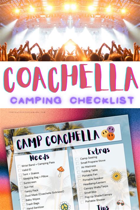 Coachella Camping Checklist - Tips + Essentials to Bring