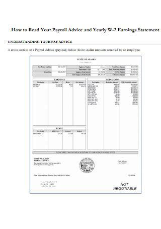 21+ SAMPLE Payroll Statements in PDF | MS Word | Excel