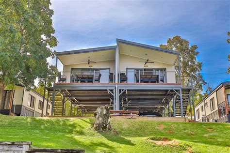 Elevated Riverfront Cabin | Rivergardens Holiday Park Mildura Caravan Park