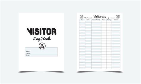 Track And Trace Visitor Log Book: Visitor Sign In Sheets, 41% OFF