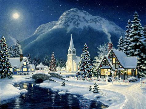 Christmas Scenes Wallpapers - Top Free Christmas Scenes Backgrounds - WallpaperAccess