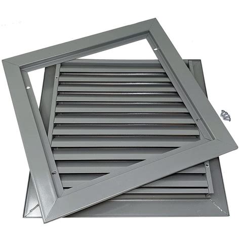 Air Louvers 800A1 Steel Door Louver with Inverted Y Blades