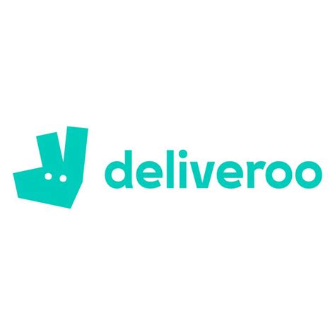 the deliveroo logo is blue and green