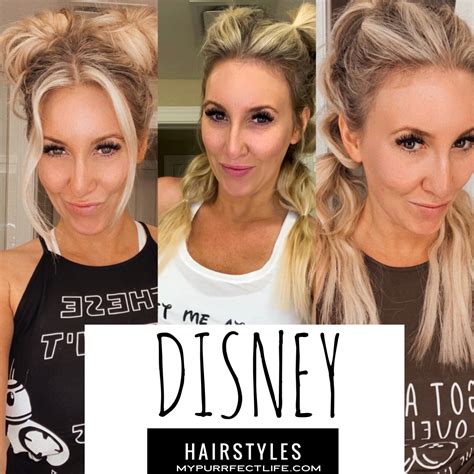 Disney World Hair Tutorials | World hair, Disney hairstyles, Mom hairstyles